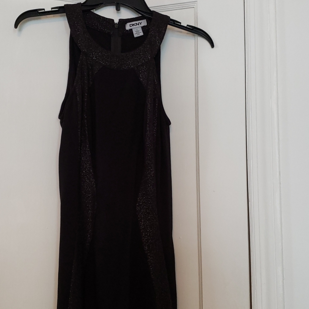 A Donna Karan Black Dress.